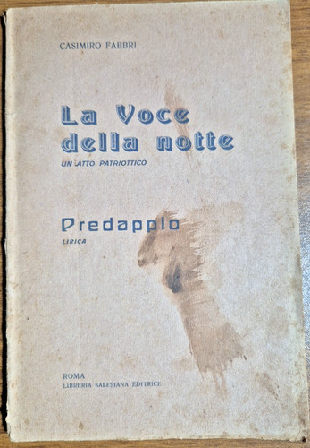 Voce della notte atto - voce,