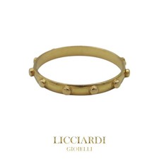 Anello unisex rosario oro