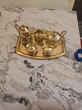 Set da thè e caffè in ottone