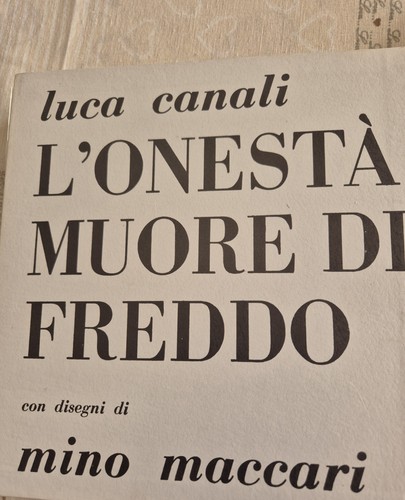 Luca canali onesta muore - -, l'onesta'