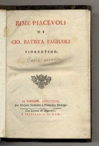 Rime piacevoli gio - rime, di
