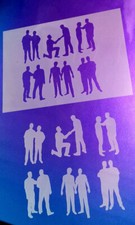 Set stencil aerografo