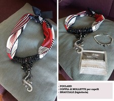 Foulard gioiello + mollette