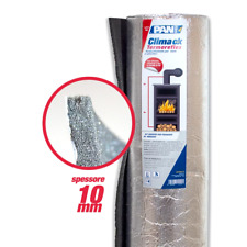 Protegge parete dietro la stufa a legna o pellets con pannello isolante adesiva