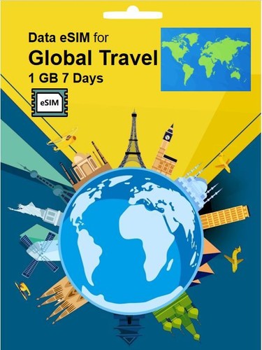 Global travel sim card - travel, data