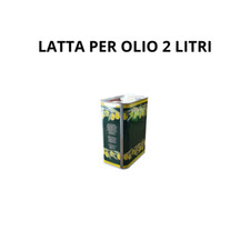Latta Lattina Contenitore Tanica per Olio Uso Alimentare 2 Litri
