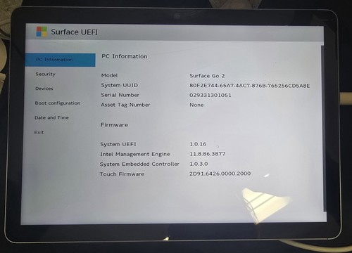 Surface 1901 gb ssd - 2,