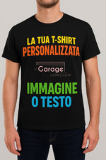T-SHIRT MAGLIETTA PERSONALIZZATA – CREA LA TUA STAMPA SU MISURA, 100 % COTONE