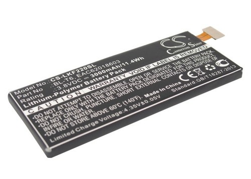 Replacement battery for - battery, lg