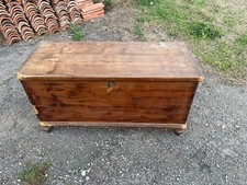 Cassapanca Baule in legno con serratura e chiave - SOLO RITIRO