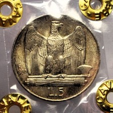 5 Lire -Ag- 1930 "Aquilino"-