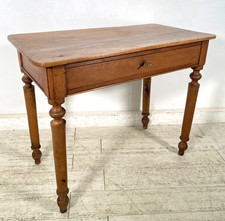 ANTICO PICCOLO TAVOLINO EPOCA 1800 LEGNO NOCE TAVOLO GIOCO CONSOLLE CASSETTO