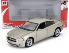 MODELLINO AUTO STATICO NEWRAY DODGE CHARGER 2006 BEIGE MODELLISMO SCALA 1/24