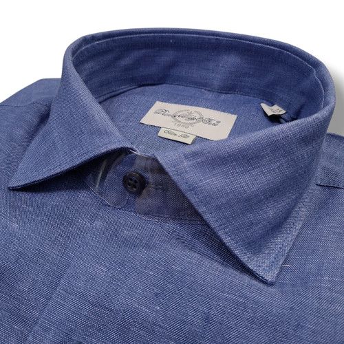 Camicia uomo 100 lino slim - camicia,