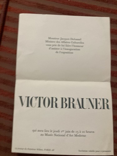 Victor brauner carton - brauner,