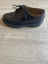 Dr Martens 3989 Cherry Red Welted Brogues Shoes Size 4 EU 37