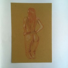 DISEGNO ORIGINALE ~ NUDO ~ ARTE EROTICA ~ TAVOLA ORIGINALE ~ BOZZETTO