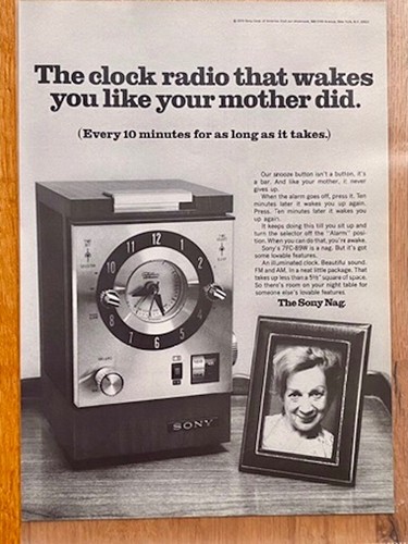 Sony radio sveglia - sveglia, 7fc-89w