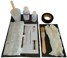 Kit di Riparazione Epossidica - Carbonio Per Tubi Fibres. Telaio Ciclismo