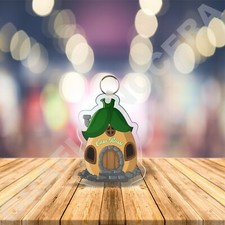 Portachiavi Festa del Papà a forma di Casa con Cognome Personalizzato