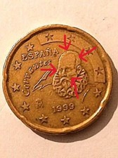Centesimi spagna 1999 - 20,