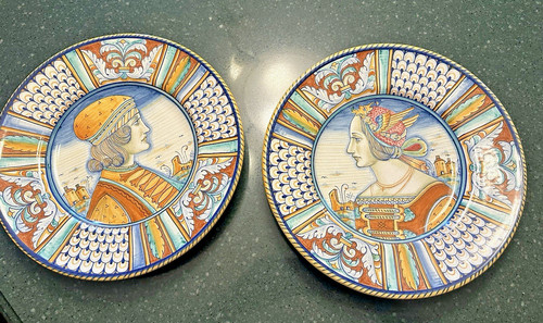 Piatti ritratto ceramica - 2,