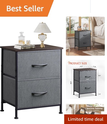 Comodino moderno cassetti - 2,