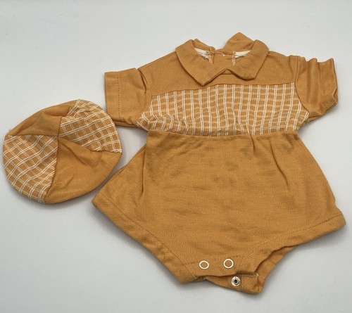 Body bambina vintage arancione