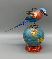 Scultura uccellino steampunk