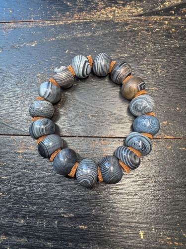 Bracciale mala agata a - in,