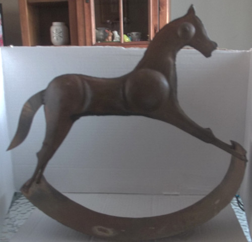 Scultura vintage cavallo - , a