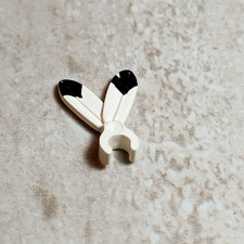 LEGO Feather with Clip White