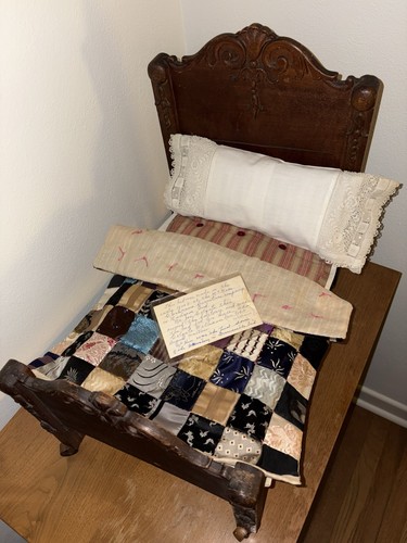 Antico letto bambola - antico,