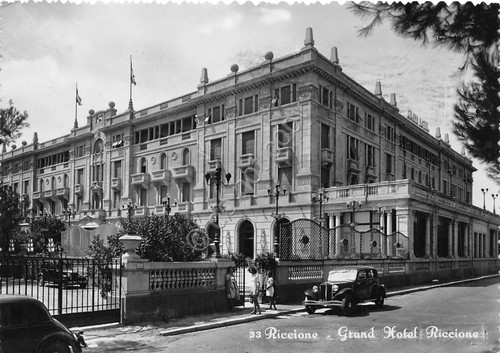 Cartolina riccione grand - riccione,