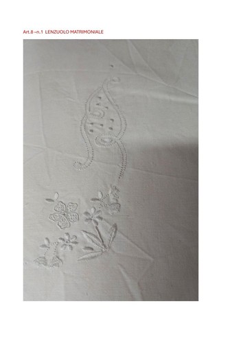 Lenzuolo matrimoniale - , •