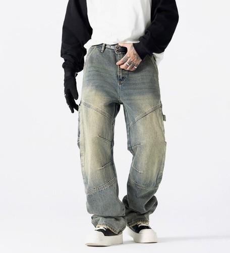 Jeans uomo gamba - dritta, retrò