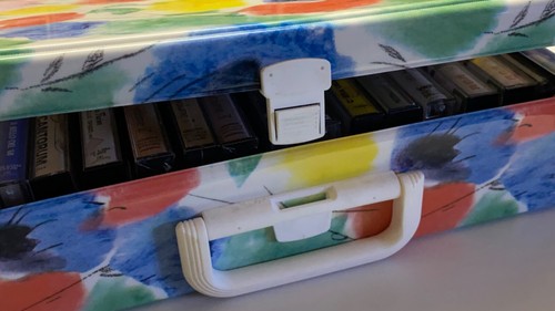 Valigetta porta musicassette