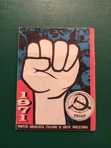 Tessera partito socialista - tessera,