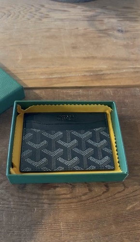 Black goyard cardholder - black,