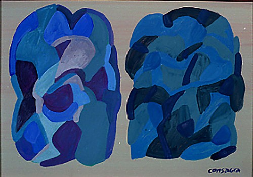 Pietro consagra tempera su - ,