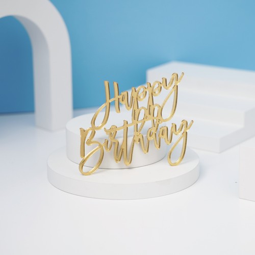 Cake topper buon compleanno - buon,