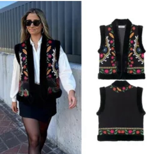 Gilet zara pelliccia - in,