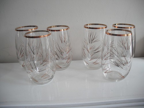 Set bicchieri acqua vintage - 6,
