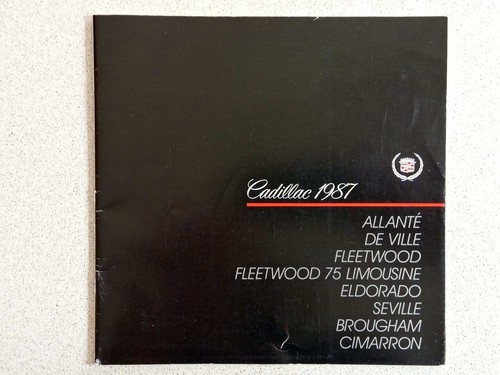 Catalogue cadillac 1987 - catalogue,