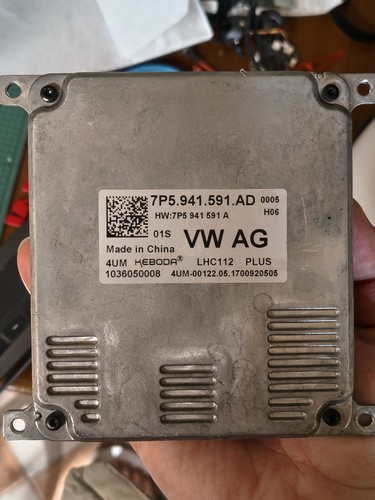 Centralina fari anteriori led