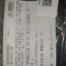 Griglia lat. paraurti ant. DX