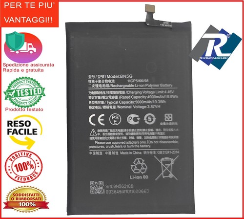 Batteria bn5g xiaomi - bn5g, 10a