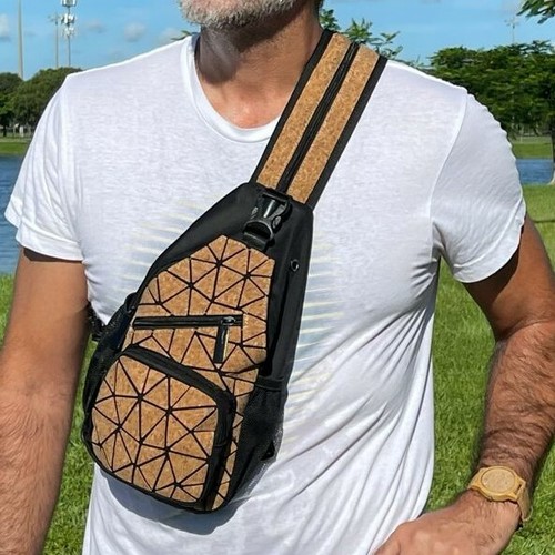 Cork sling bag - bag, chest