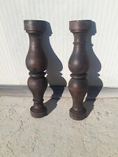 22 Antiche  mezze Colonnine In Legno di pino