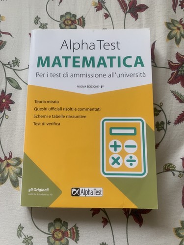 Alpha test matematica - alpha,